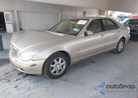 2000 Mercedes-Benz S 430 из США, поврежденный, VIN WDBNG70J8YA051463
